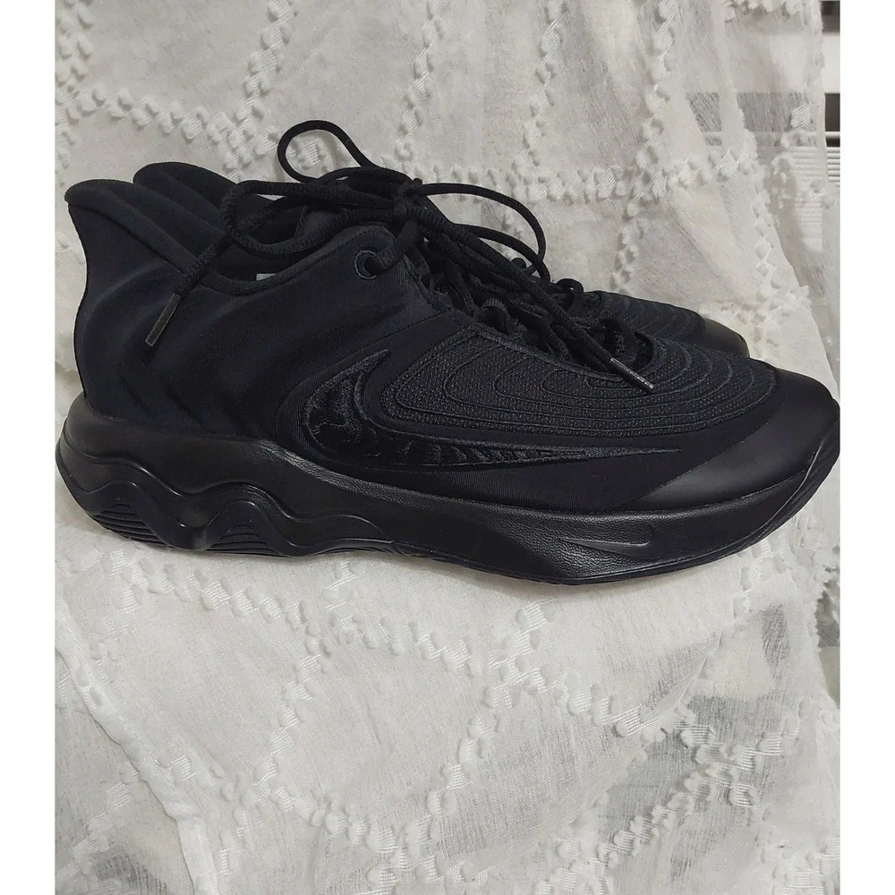 Nike Giannis Immortality 4 basketball shoes in a triple black